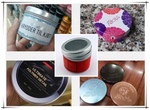 Berlainan saiz bekas kosong bekas Aluminium balang teh tin aluminium Peti kes solek kosong Lip Gloss balang balang kosmetik Peti
