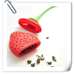 New Design silikon Strawberry Tea Infuser